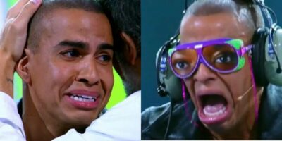 Marcos Mion deixa Thiago Oliveira em desespero no Caldeirão (Foto: Reprodução)