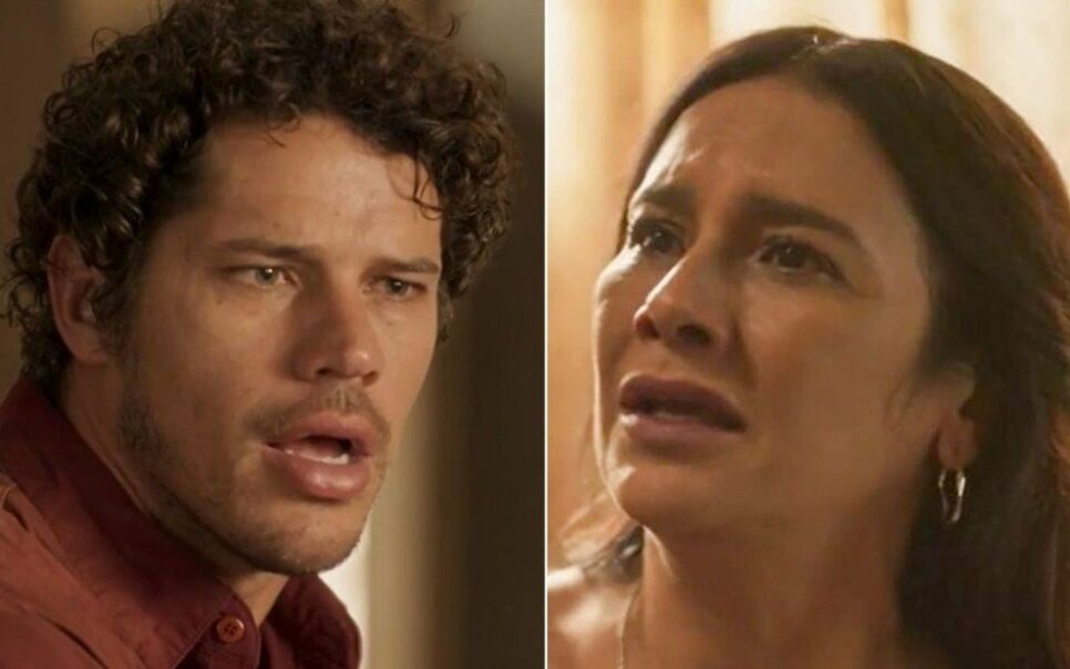 Tadeu descobre que não é filho de sangue de José Leôncio e surta na trama da Globo (Foto: Reprodução)