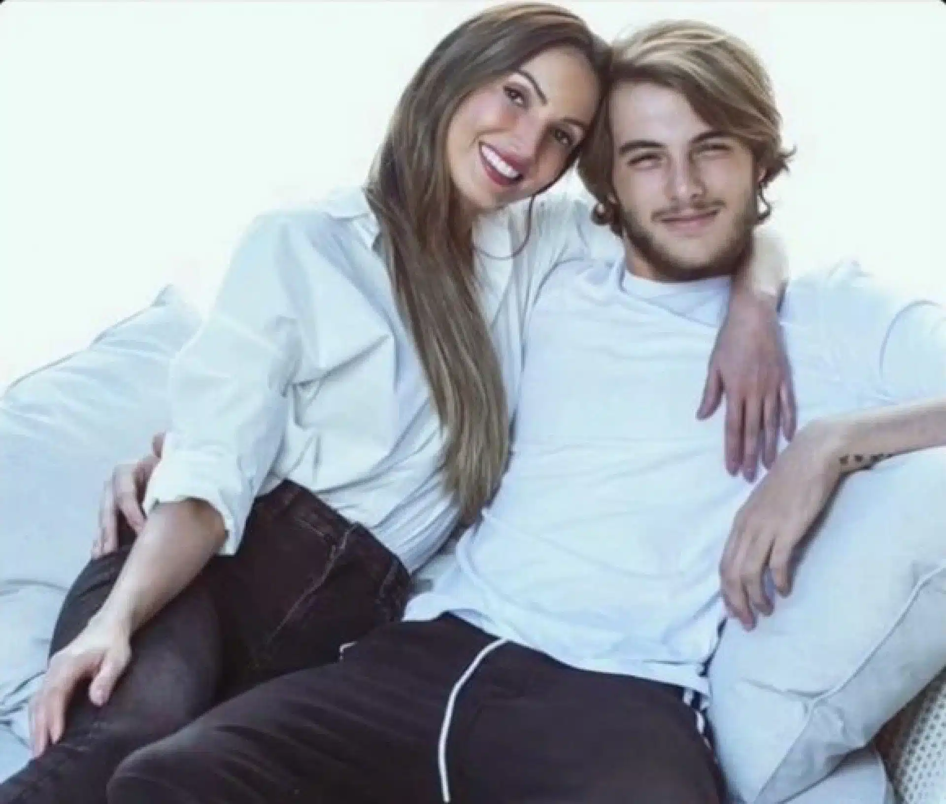 Patrícia Poeta e o filho (Foto: Reprodução)