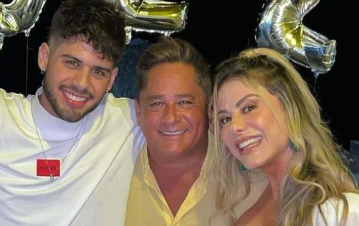 Poliana fala sobre relação do cantor sertanejo com seu filho, Zé Felipe (Foto: Reprodução)