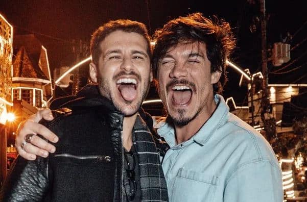 Rodrigo Mussi e Eliezer (Foto: Reprodução)