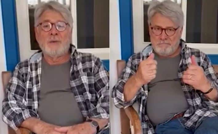 Sérgio Chapelin em vídeo enviado para o Esporte Espetacular (Foto: Reprodução)