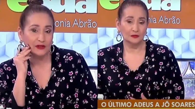 Emocionada, Sonia Abrão expõe ultima conversa que teve com Jô Soares: "Queria que eu falasse" (Reprodução)