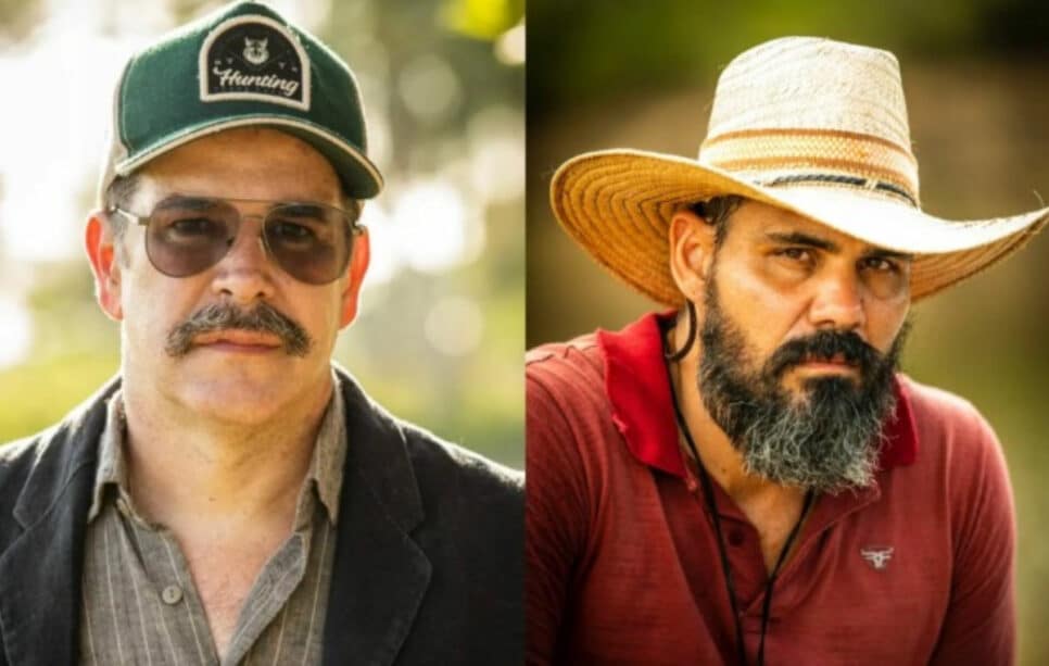 Tenório (Murilo Benício) e Alcides (Juliano Cazarré) (Foto: Reprodução / Globo)