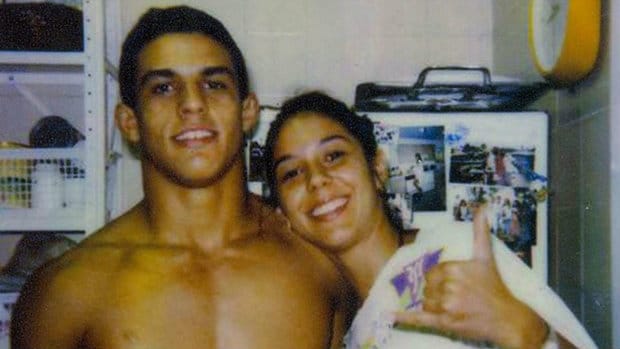 Vitor Belfort e irmã (Foto: reprodução)