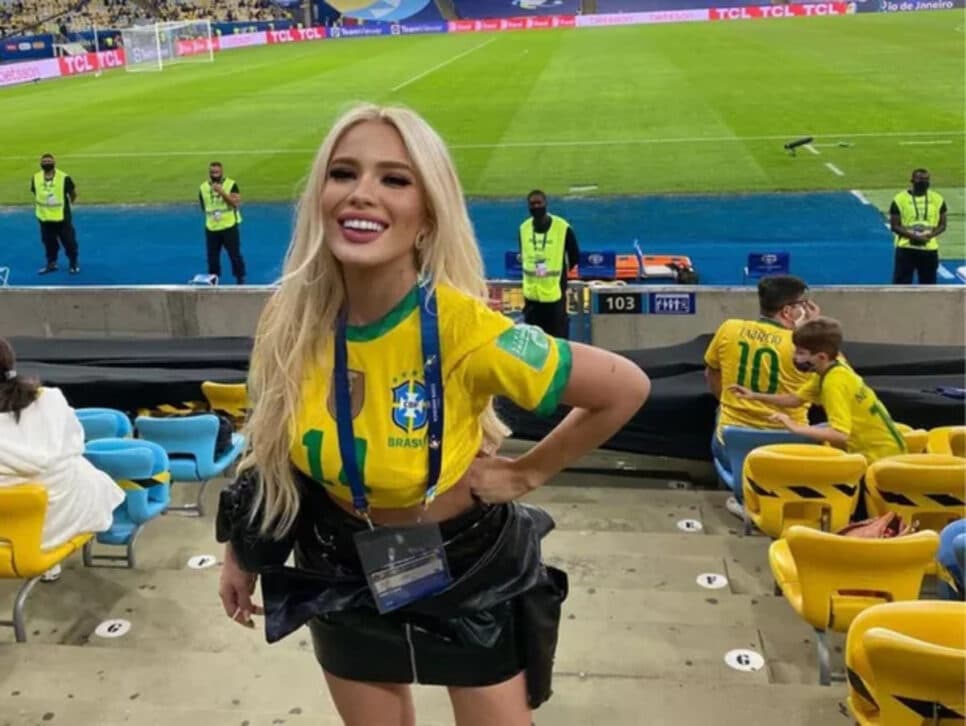 Karoline Lima fala sobre como é narrar jogos de futebol, Foto: Reprodução/Internet
