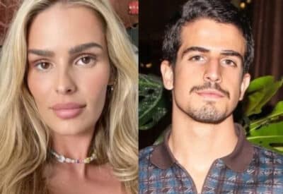 Yasmin Brunet e Enzo Celulari trocam beijos (Foto: Reprodução / Instagram)