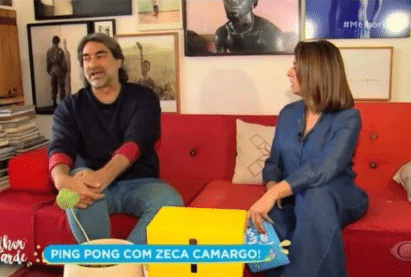 O famoso ex-apresentador da Globo, Zeca conversou com Catia Fonseca da Band no Melhor da Tarde (Foto: Reprodução)