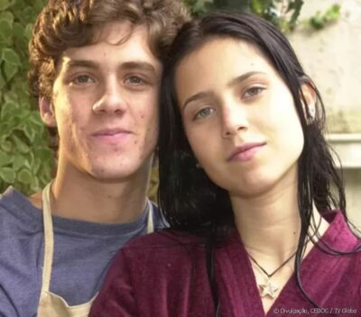 Mel Lisboa e Leonardo Miggiorin em Presença de Anita (Foto: Reprodução/Tv Globo)