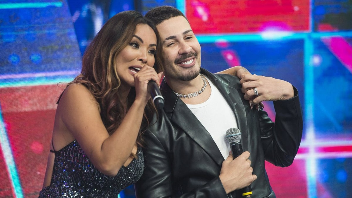 Carol Nakamura e Carlinhos Maia em participação no Faustão na Band, Foto: Reprodução/Internet