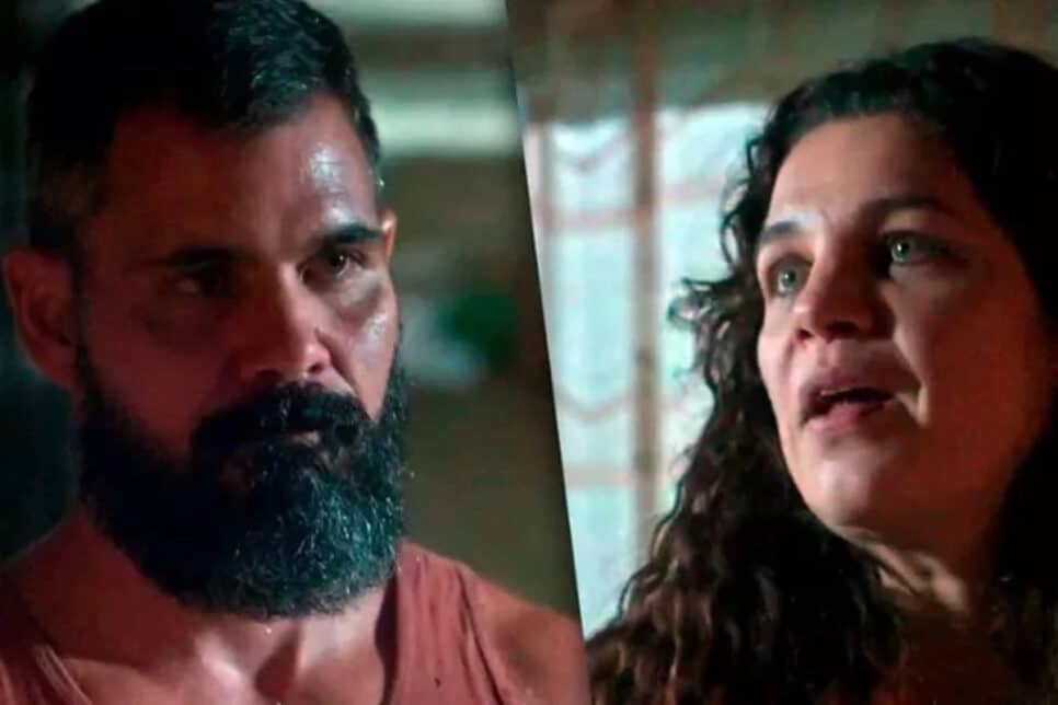 Alcides é colocado contra a parede por Maria Bruaca e terá que escolher entre amor e vingança em Pantanal, Foto: Reprodução/Internet
