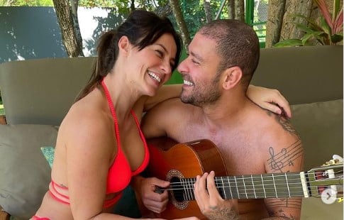 Paolla Oliveira e Diogo Nogueira - Foto Reprodução Instagram