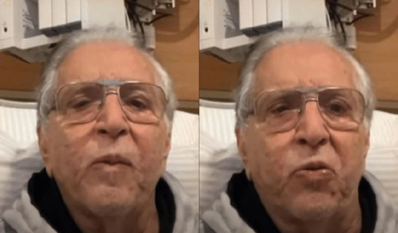 Internado, Carlos Alberto de Nóbrega expõe problema no pulmão (Foto: Reprodução)