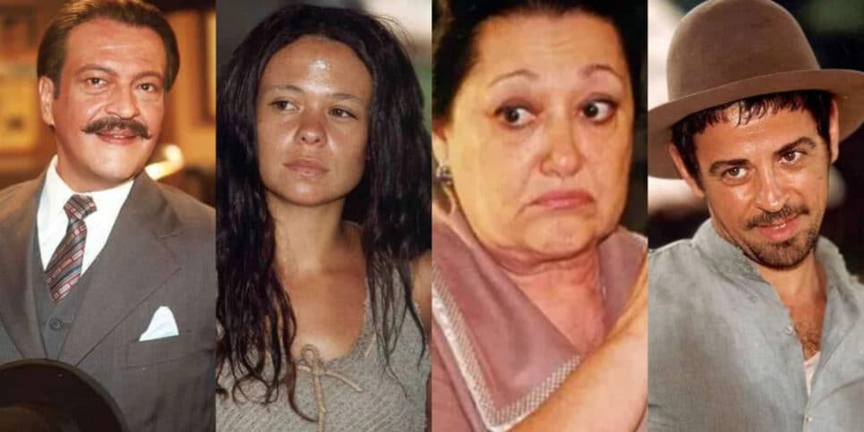 4 atores de "O Cravo e a Rosa" mudaram drasticamente a aparência (Foto Reprodução)