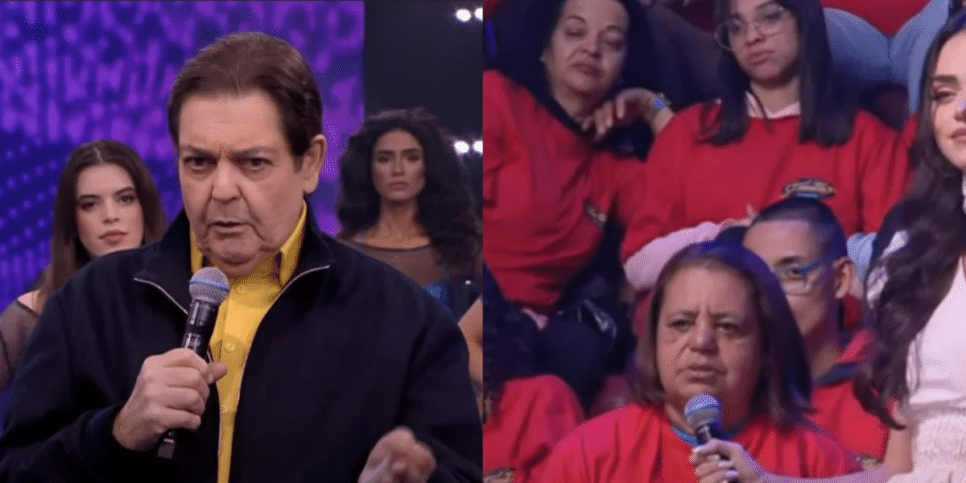 Gafe no Faustão na Band! Mulher não resiste e dorme na plateia do programa, Foto: Reprodução/Internet
