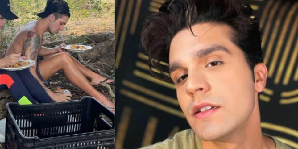 Luan Santana larga a vida de luxo e leva noiva para se divertir no meio do Pantanal