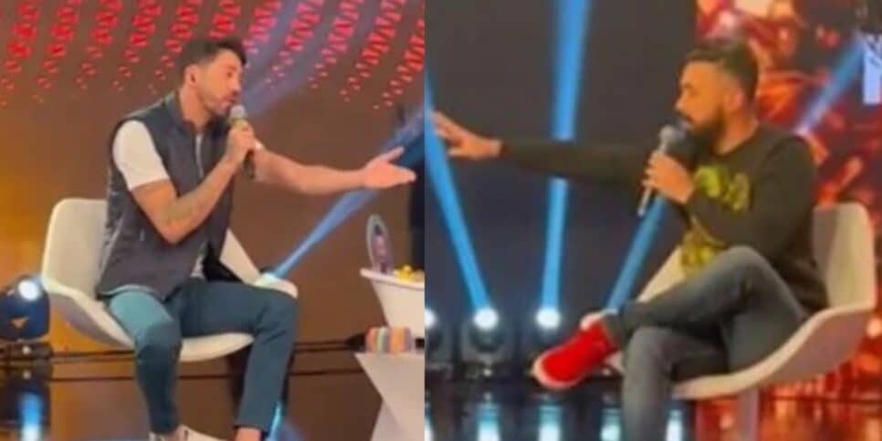 Gravação em Hora do Faro tem bate-boca entre Bruno e Rico por causa de Sonia Abrão