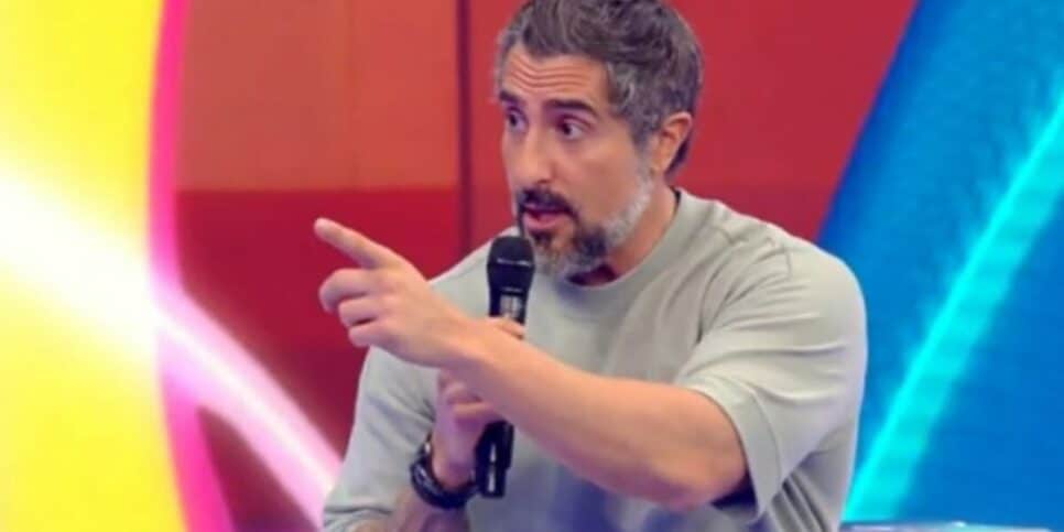 Marcos Mion no caldeirão (Foto Reprodução)