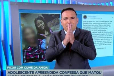 Imagem do post Reinaldo Gottino cai no choro ao noticiar morte no Balanço Geral