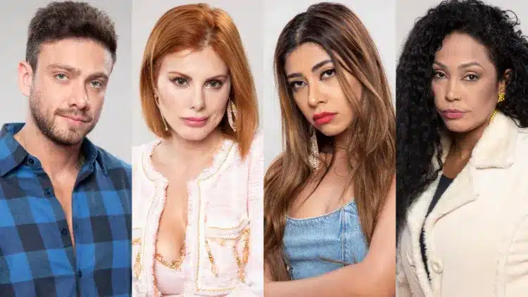 Vini, Deborah, Ingrid e Rosiane formam a 2° Roça em "A Fazenda 14" (Foto Reprodução)