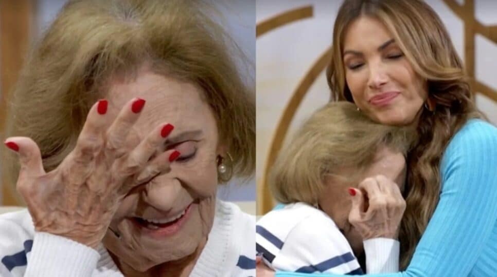 Laura Cardoso desaba em choro no Encontro e Patrícia Poeta intervém, Foto: Reprodução/Internet