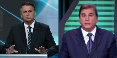 Bolsonaro em debate do SBT (Foto: Reprodução)