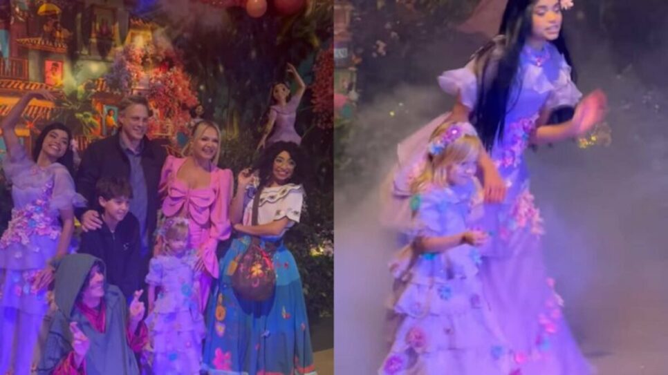 Comemoração de aniversário da filha de Eliana