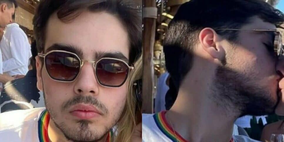 Filho de Fausto Silva aos beijos com novo amor (Foto Reprodução)