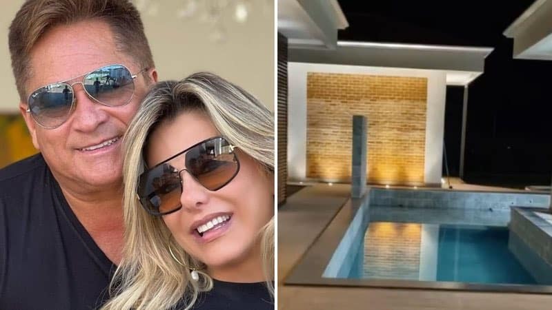 Mulher de Leonardo exibe nova mansão do casal e ironiza