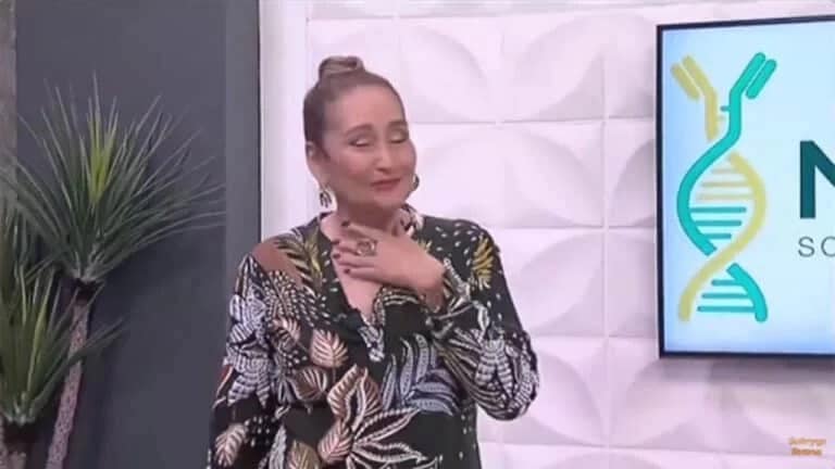 Sonia Abrão engasga e não consegue finalizar 'merchan' ao vivo