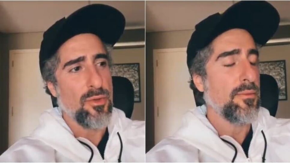 Marcos Mion não escondeu tristeza ao expor morte na Globo (Foto: Reprodução)
