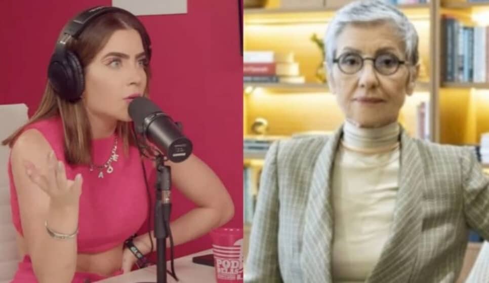 Jade Picon revela momentos de tensão ao gravar cena de Travessia ao lado da veterana Cássia Kis (Foto: Reprodução / YouTube / Globo)