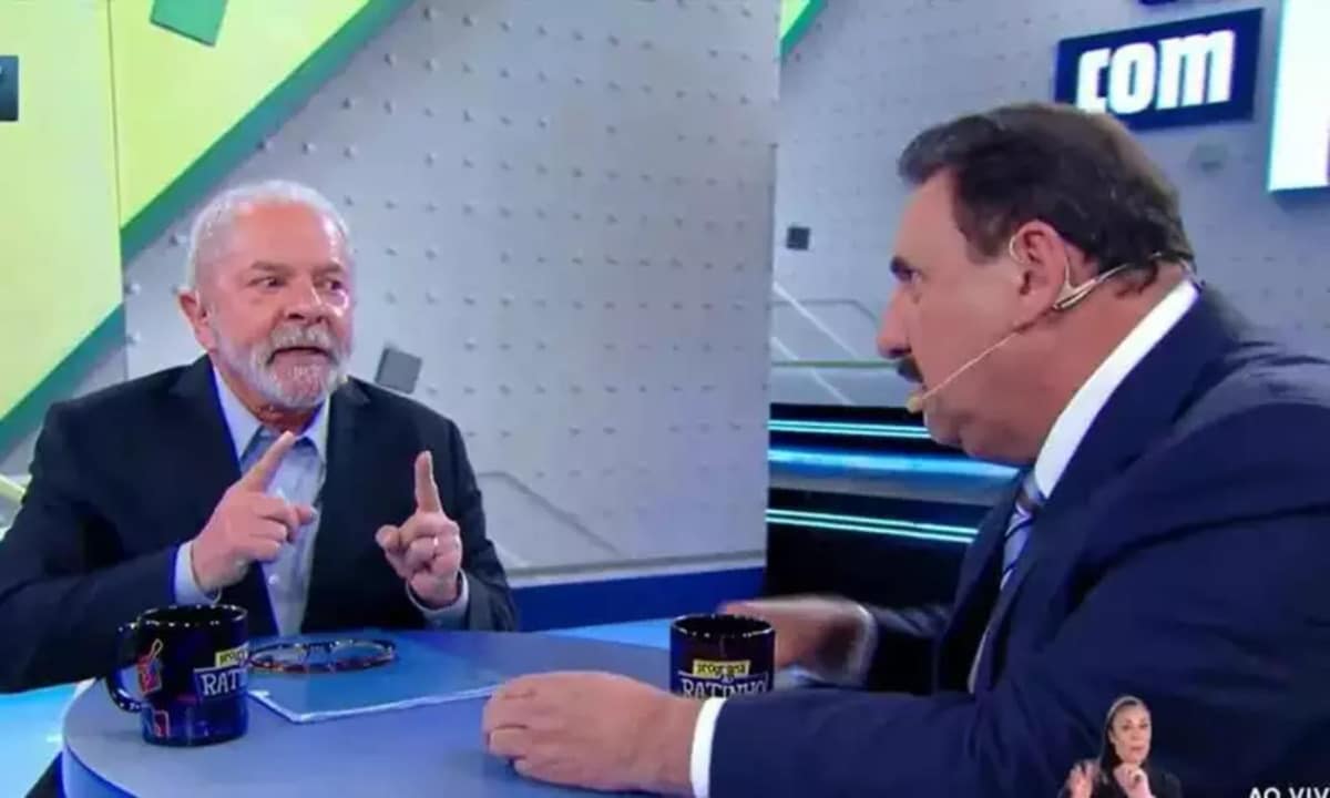 Luiz Inácio Lula da Silva em entrevista com Ratinho, Foto: Reprodução/Internet