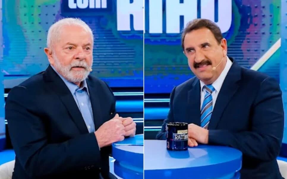 Luiz Inácio Lula da Silva em entrevista com Ratinho