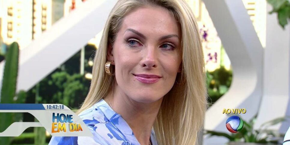 Ana Hickmann no "Hoje em Dia" (Foto Reprodução)