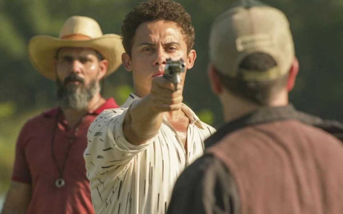 Alcides, Zaquieu e Velho do Rio matam Tenório na trama da Globo (Foto: Reprodução/Tv Globo)