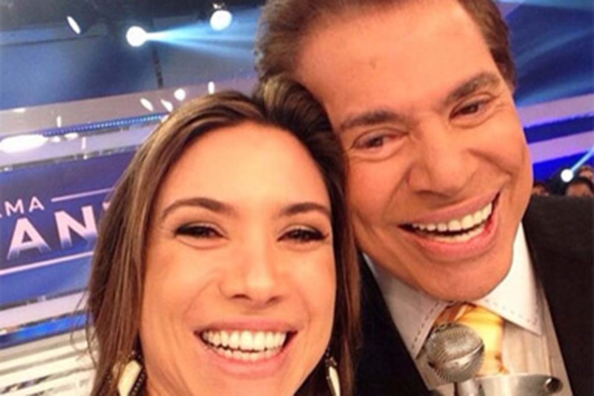 Patrícia comemora volta de Silvio Santos para o SBT após meses fora das telinhas (Foto: Reprodução/Internet)