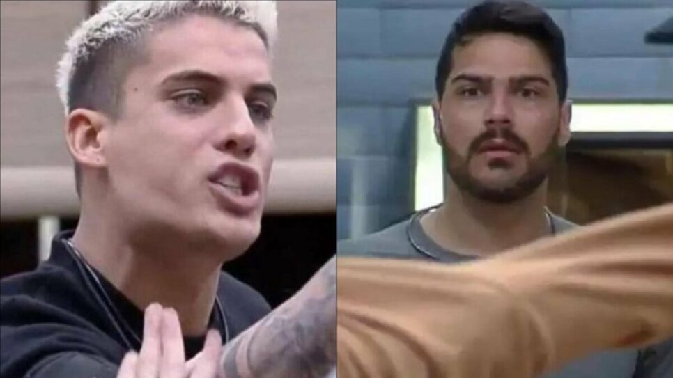 Tiago Ramos e Shayan são expulsos do reality show da Record e terão que enfrentar multa (Foto: Reprodução/Record Tv)