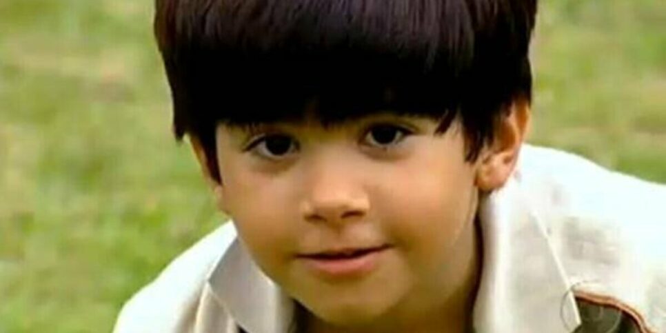 Victor Cugula, o Leo de da antiga trama da Globo surpreendeu com sua beleza (Foto Reprodução)