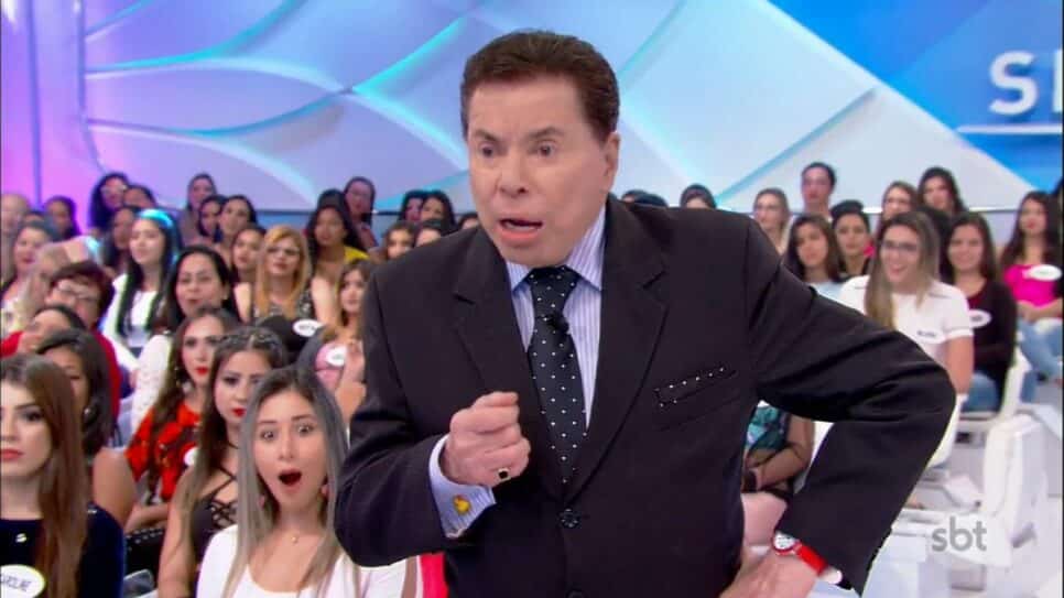 Silvio Santos não escondeu raiva e abandonou programa do SBT (Foto Reprodução)