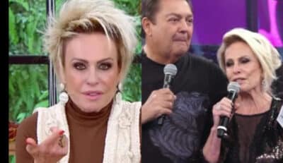 Ana Maria Braga e Faustão (Foto: Reprodução/Montagem Aaron Tura Tv))