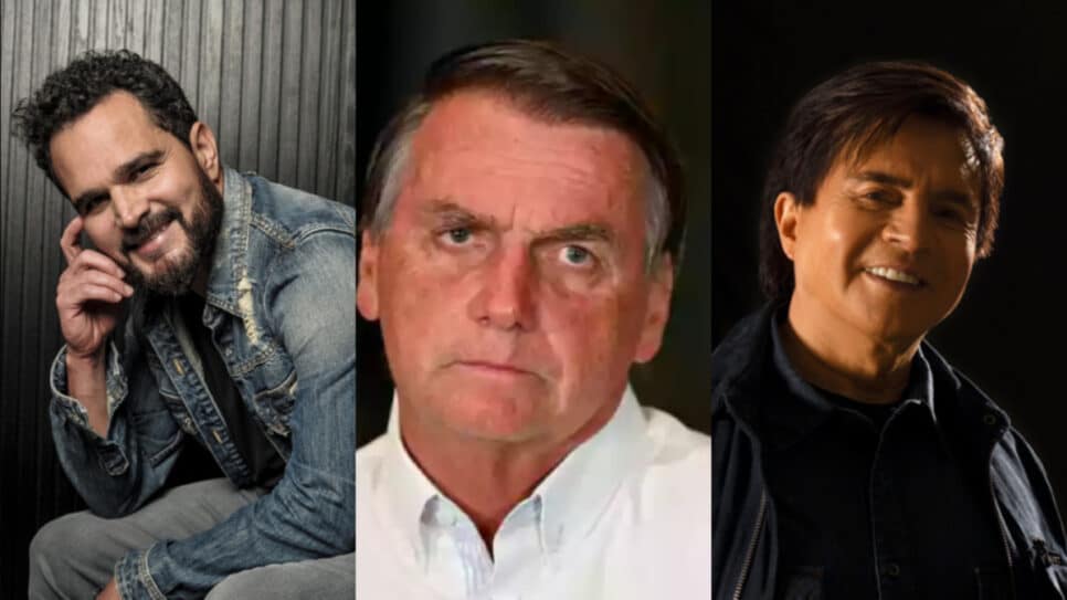 Luciano Camargo e Xororó não compareceram a reunião pró Bolsonaro (Foto Reprodução/Montagem/AaronTv)