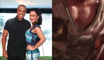 Luciele di Camargo antes do Denílson naorou um galã da Globo (Foto Reprodução/Montagem/Aaron Tv