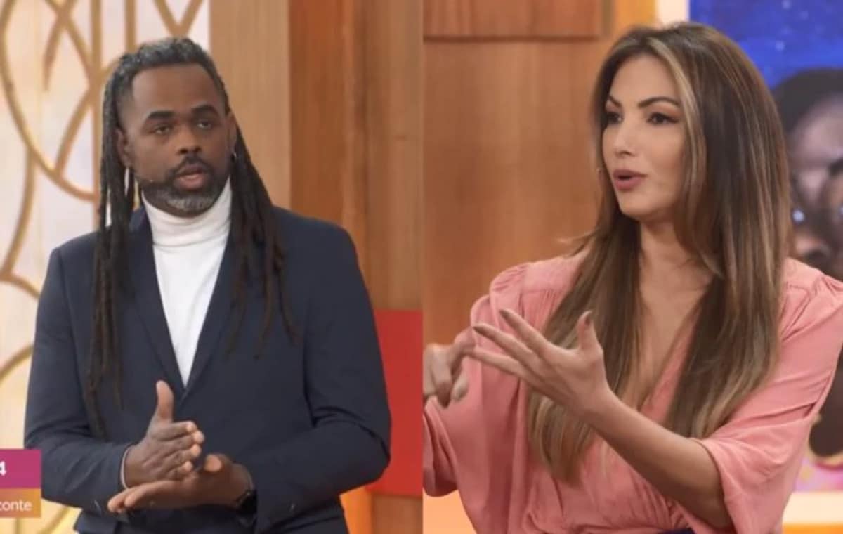 Patrícia Poeta e Manoel Soares deram notícia complicada no Encontro da Globo (Foto: Reprodução)