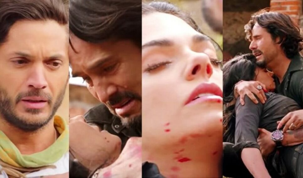 A Desalmada: Rafael chora diante de Fernanda após Otávio acabar com a mocinha, Foto: Reprodução/Internet
