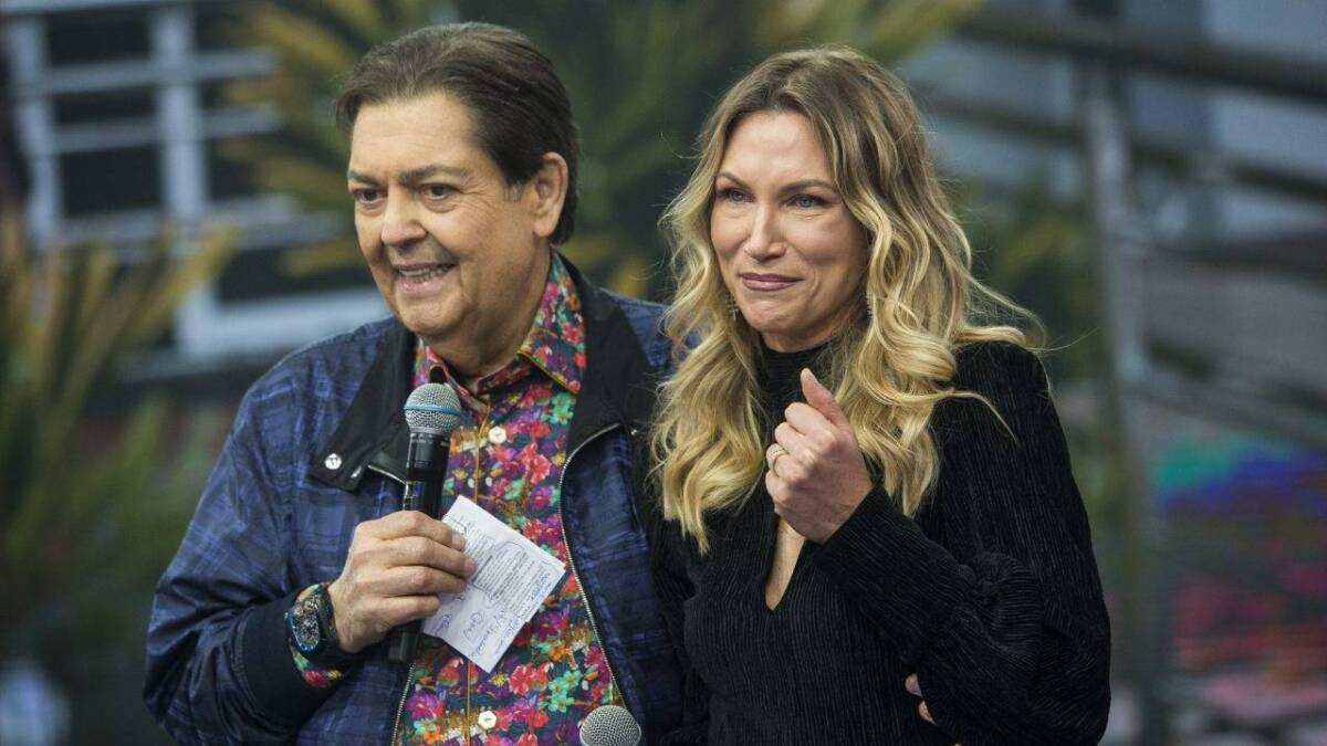 Anne Lottermann recebeu algumas homenagens no Faustão (Foto Reprodução/Band)