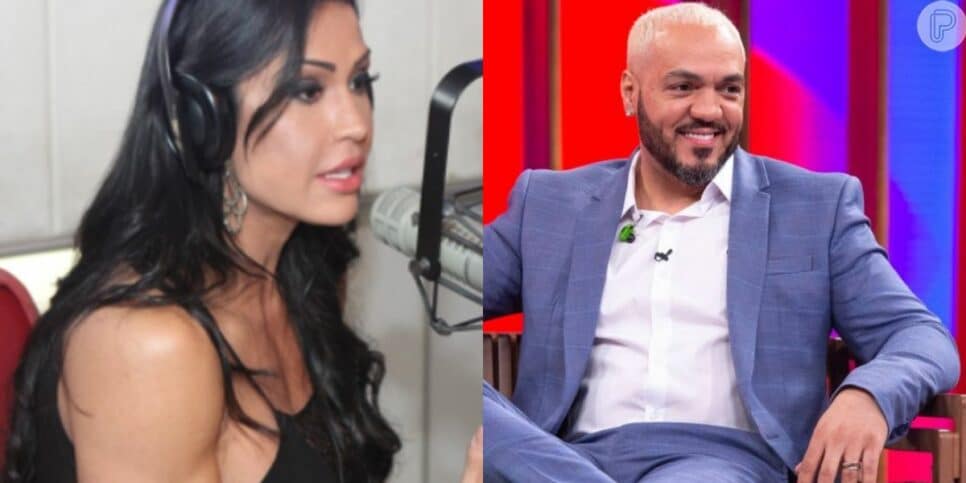 Gracyanne Barbosa confessa que recebe muitas fotos de Belo com outras mulheres e conta como reage - Reprodução