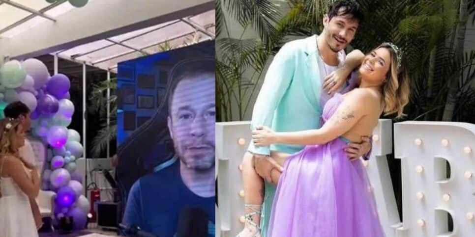 Eliezer desabafa sobre discurso de Tiago Leifert em chá revelação: "Tanto chorar" - Reprodução