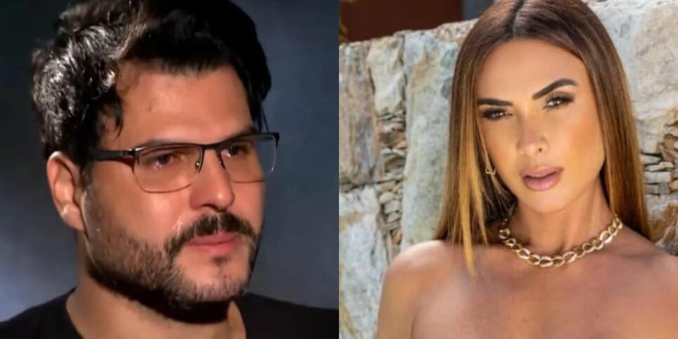 Após grave acusação de agressão, Marcelo Bimbi chora com ligação de Nicole Bahls - Reprodução