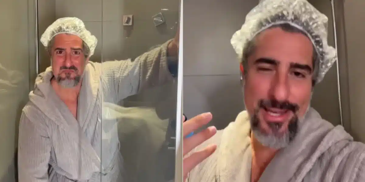 Marcos Mion divulga vídeo tomando banho e chama a atenção até de famosos (Foto Reprodução)